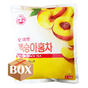 [오뚜기] 오쉐프 복숭아홍차 1kg 1박스(12개)