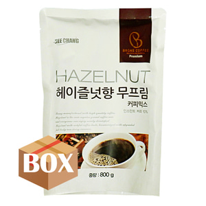 [희창] 헤이즐넛 무프림 설탕커피 800g 1박스(12개)